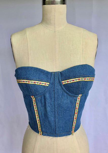 Summer Denim Bustier