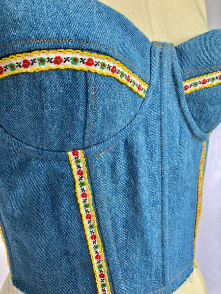 Summer Denim Bustier