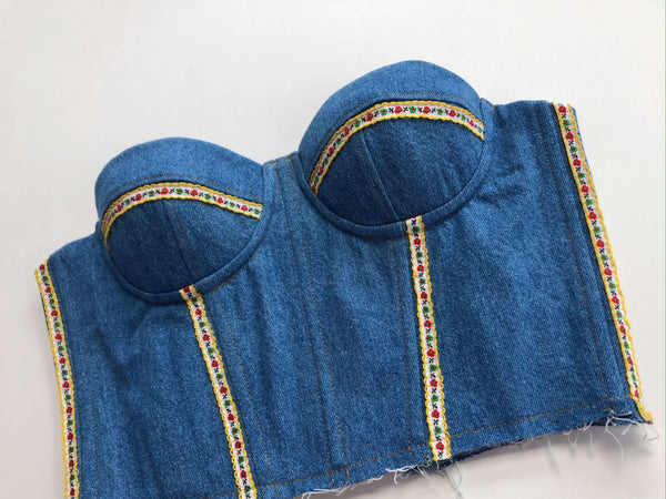 Summer Denim Bustier