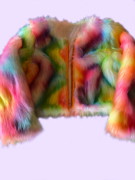 Rainbow Puff Jacket