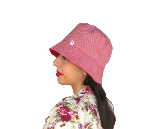 Bucket Hat Picnic Red