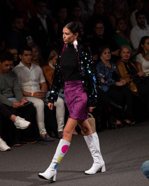 Ari Plum Skirt