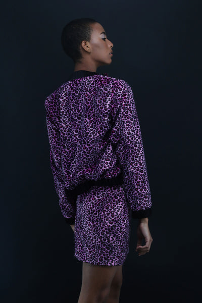 Ari Pink Leopard Skirt