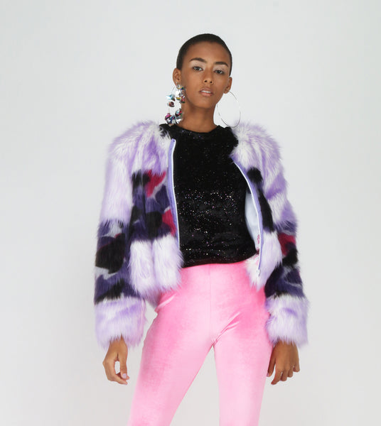 Lilac Puff Jacket