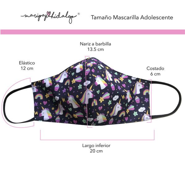 Mascarilla Adolescente 30 lavadas