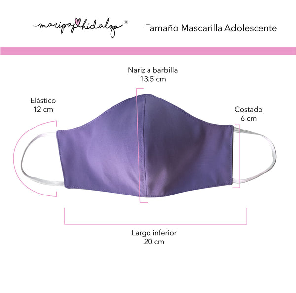 Mascarilla Lisa 30 lavadas