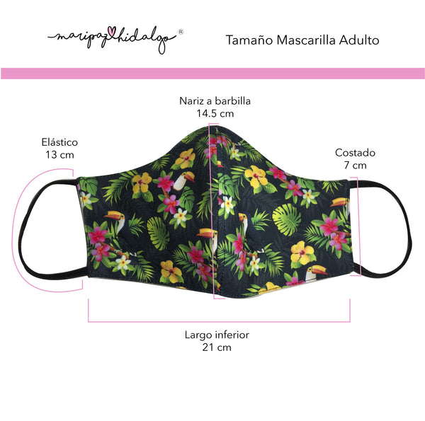 Mascarilla Adulto con 20 Cristales