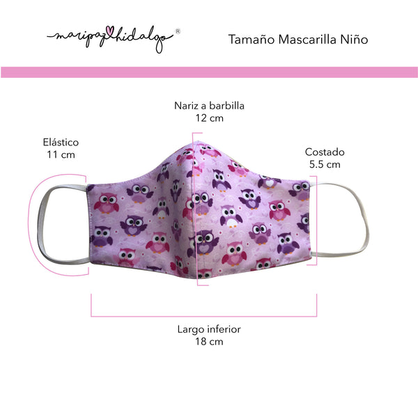 Mascarilla Niño 30 lavadas