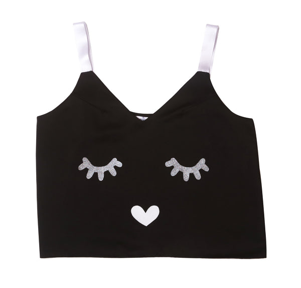 Classic Black Cutie Face Top