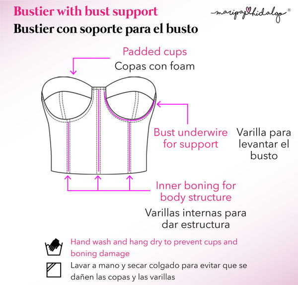 Bianca White Eyelet Bustier