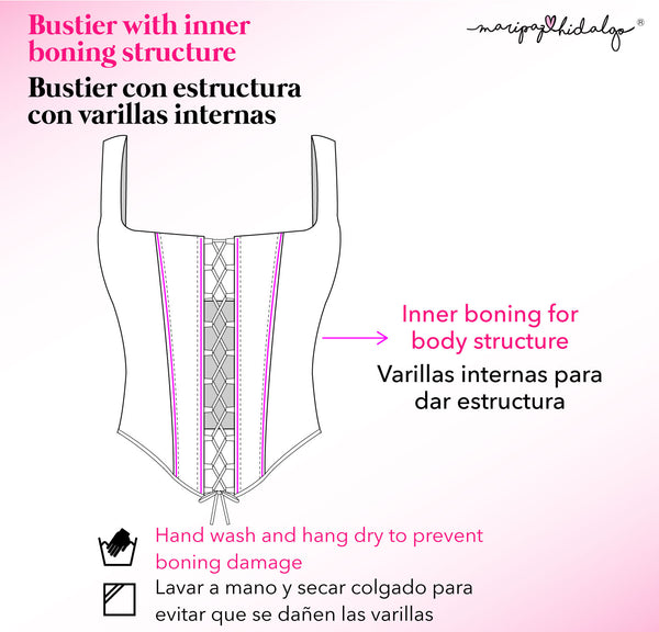 Custom Solid Open Square Bustier Top