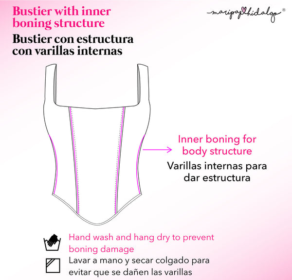 Custom Solid Square Bustier Top